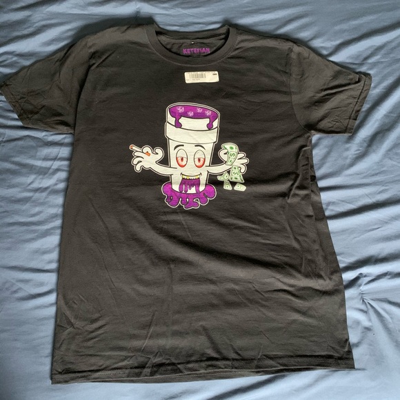 Ketefian Other - Ketefian “Leanin” Tee Black Large